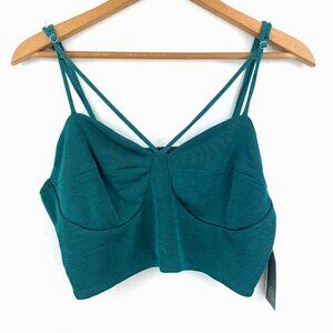 Wild Fable - Women's  Front Smocked-Back Cropped Bustier Tank Top - Size M